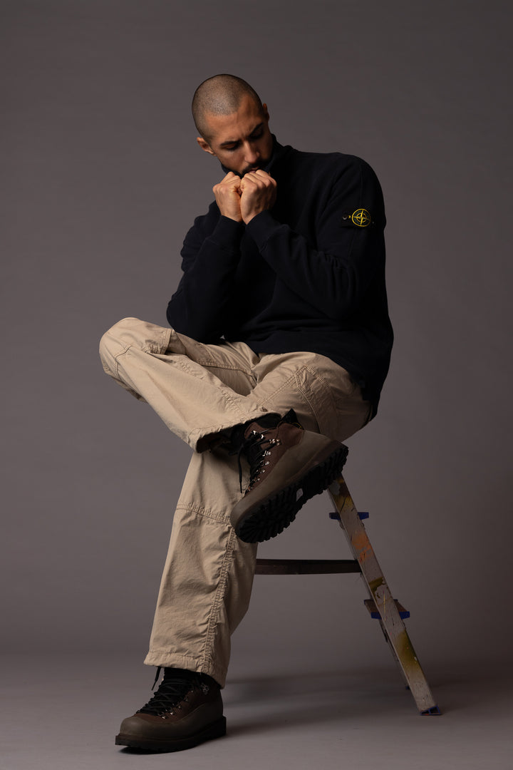 Sweatshirt Cotton Stretch Navy