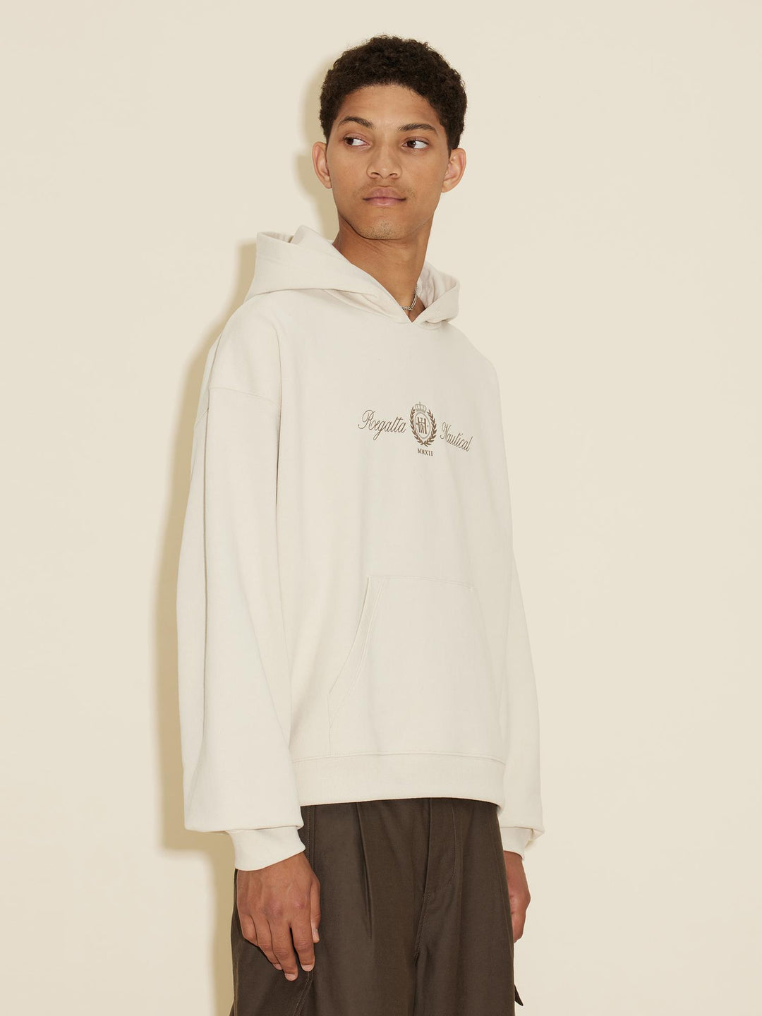 M. Tide Logos Hoodie ecru-Genser-Bogartstore