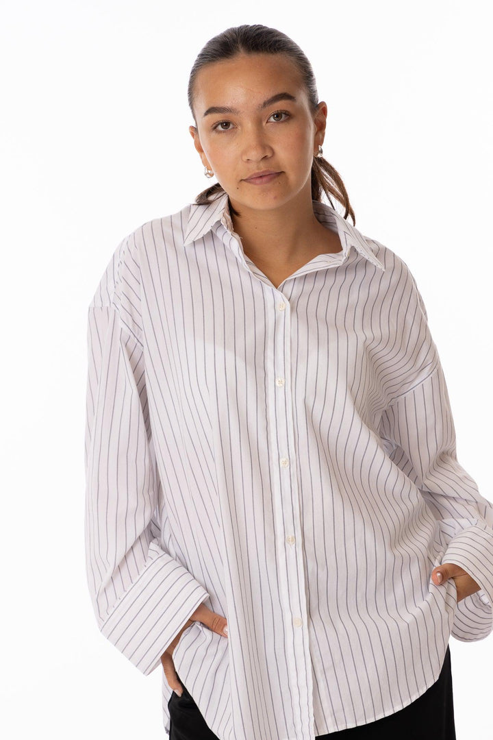 Marika Shirt 13072- Bright White ST-Skjorter-Bogartstore