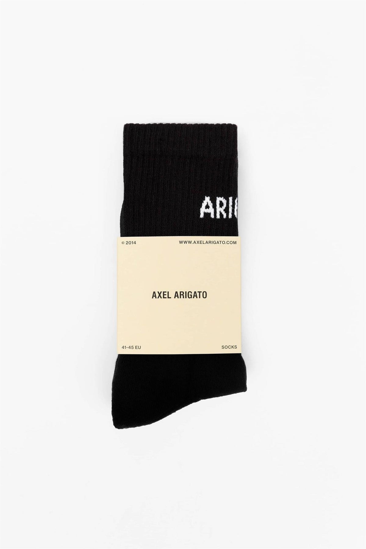 Arigato Logo Tube Socks 41-45 Black