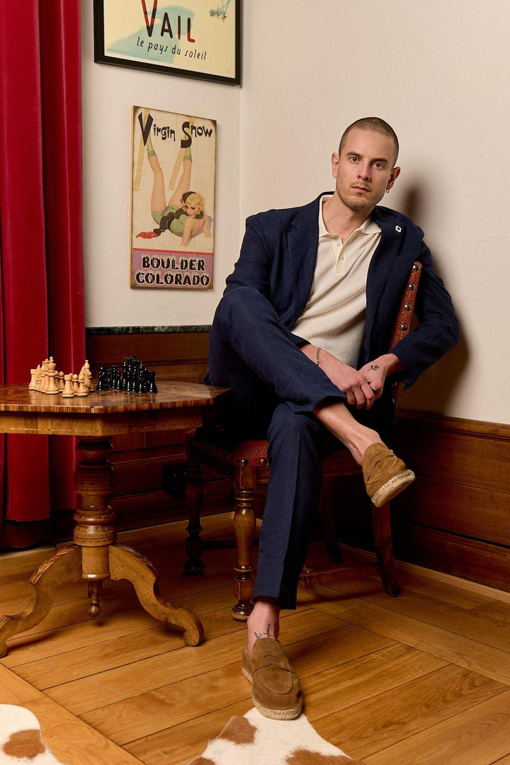 Linen Suit Drop 7 Navy-Dress-Bogartstore