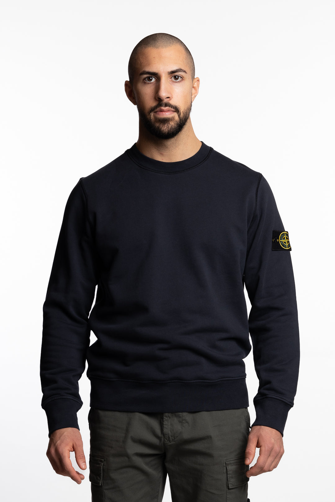 Garment Dyed Crewneck Sweatshirt Navy