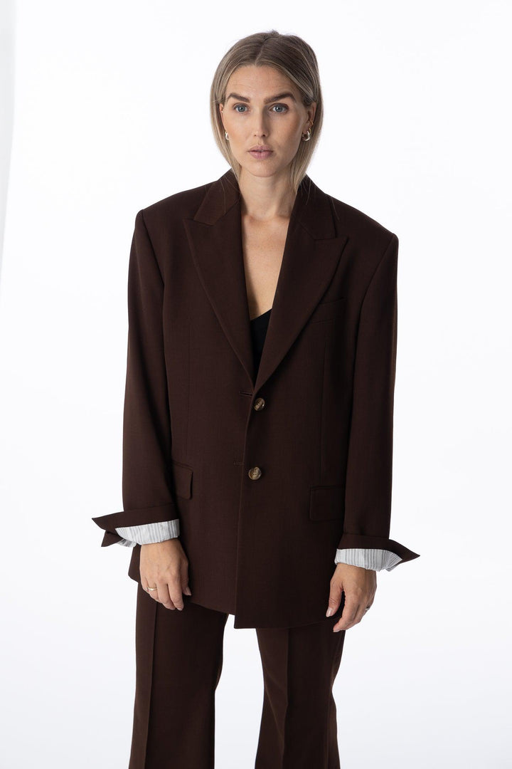 Single- Breasted Suit Jacket-Blazer-Bogartstore