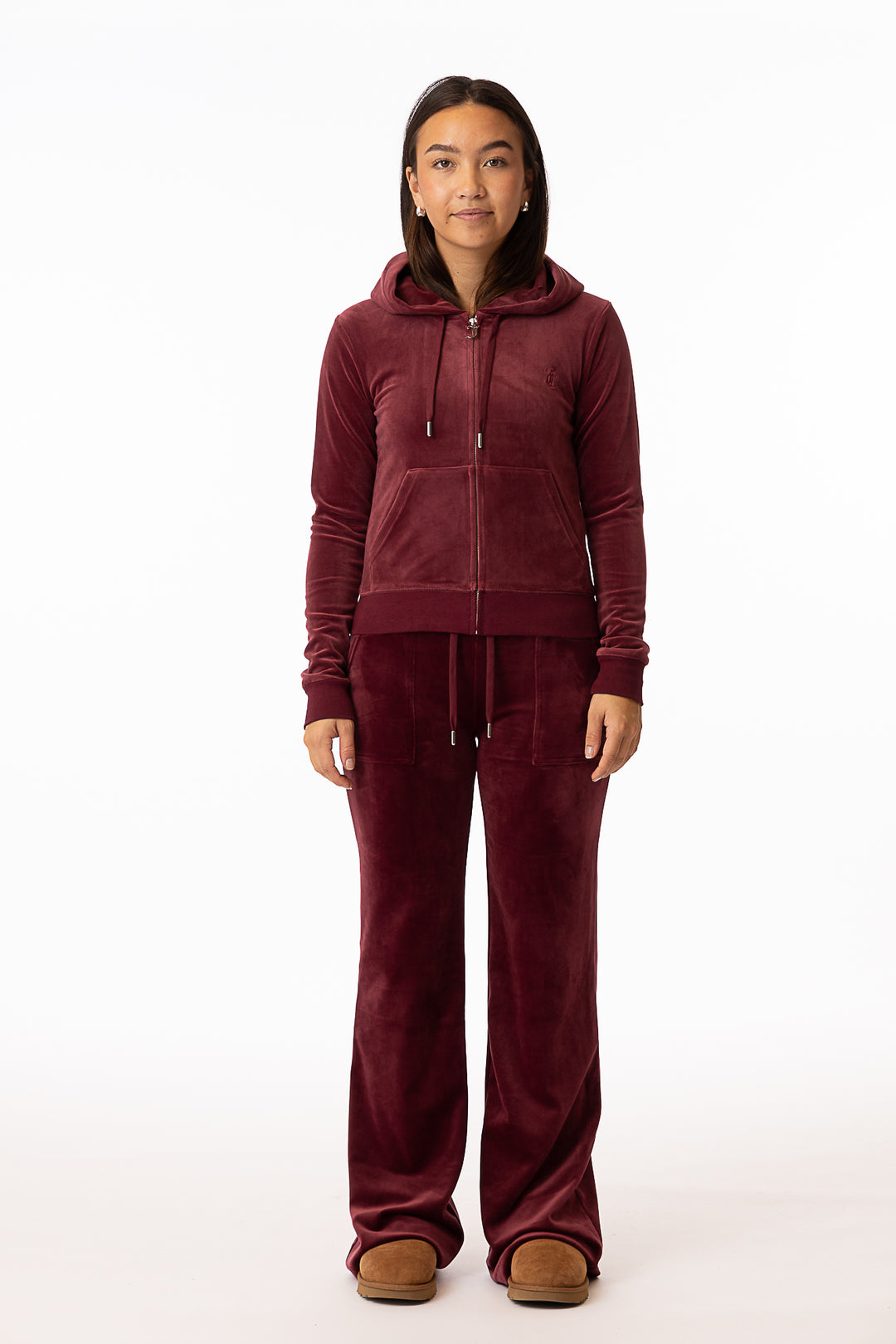Layla Low Rise Flare Pocketed- Tawny port