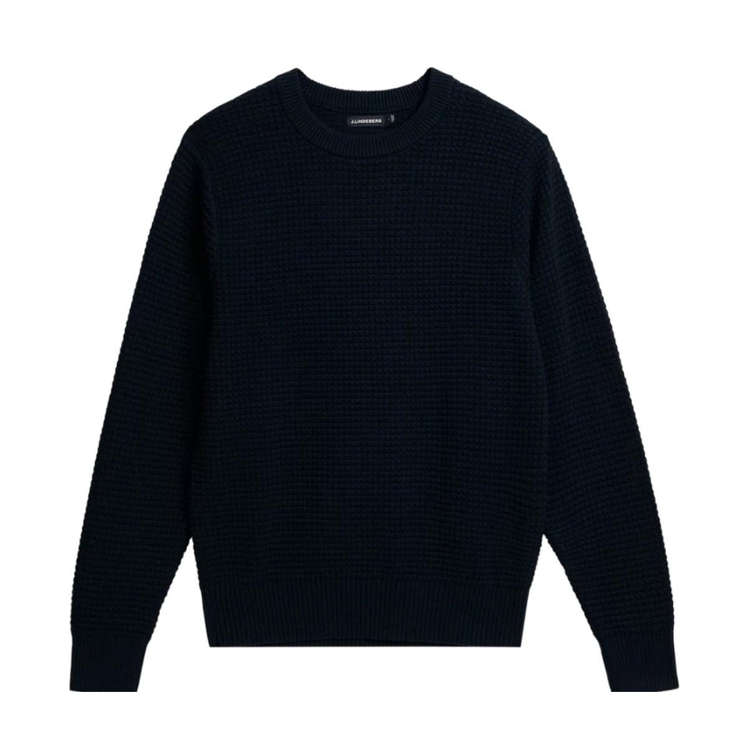 Oliver Structure Sweater JL Navy-J.Lindeberg-Bogartstore