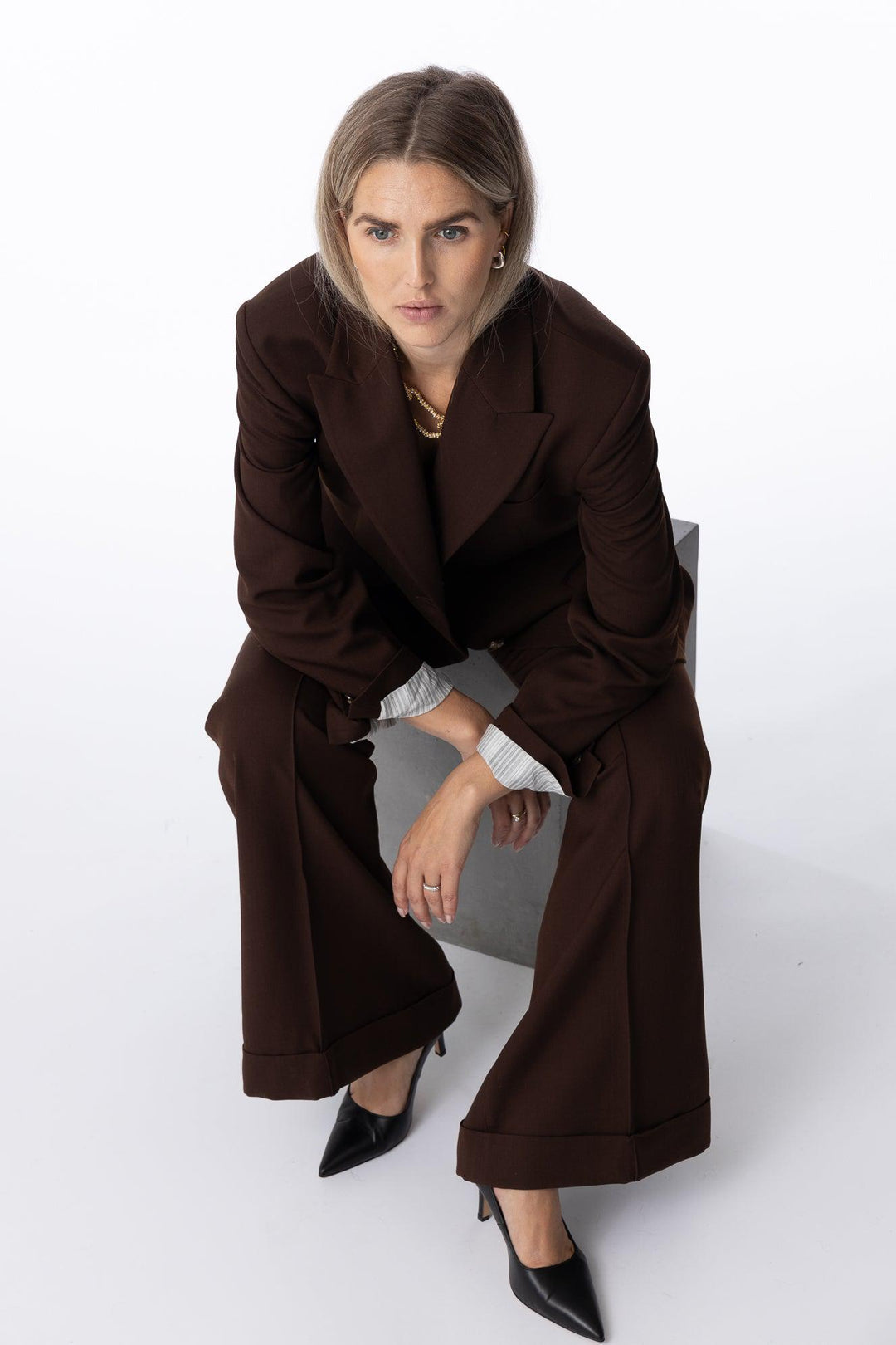 Single- Breasted Suit Jacket-Blazer-Bogartstore