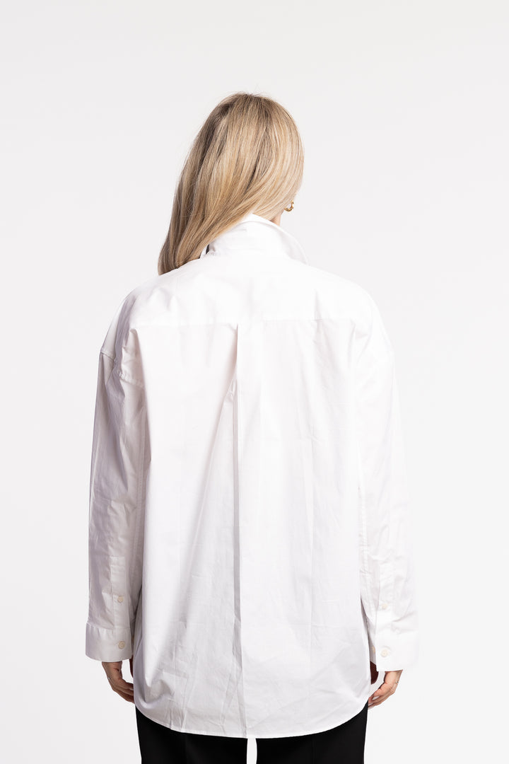 Button-up shirt- White