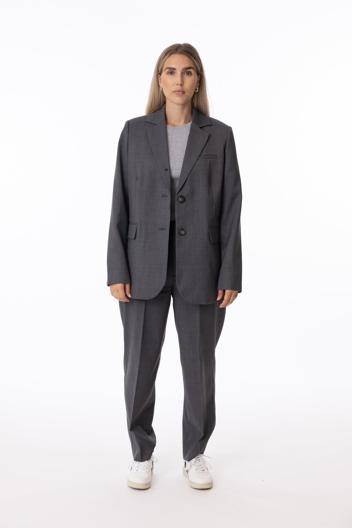Amaya Blazer- Dark grey-Camilla Pihl-Bogartstore
