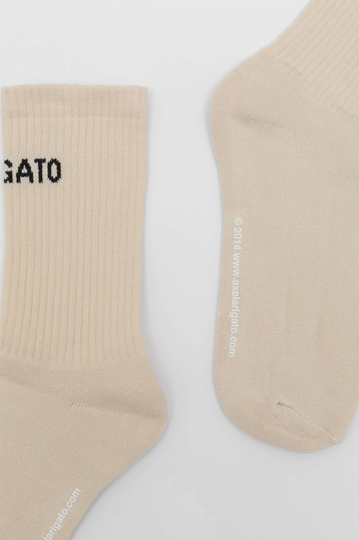 Arigato Logo Tube Socks 41-45 Beige