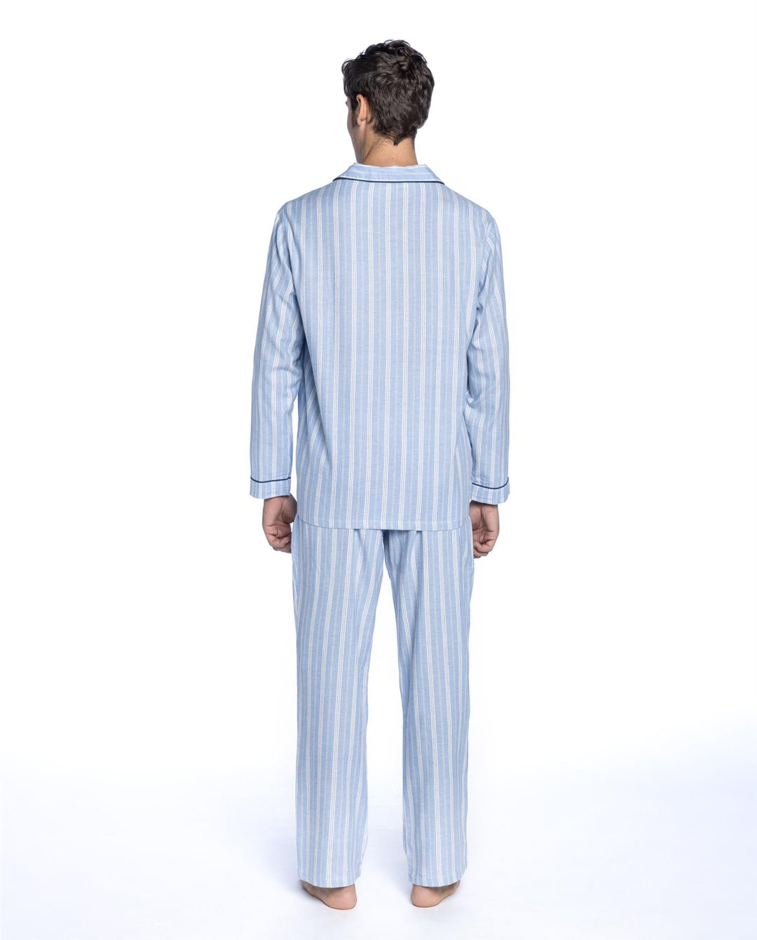 Viyella Pyjama Blue Stripes