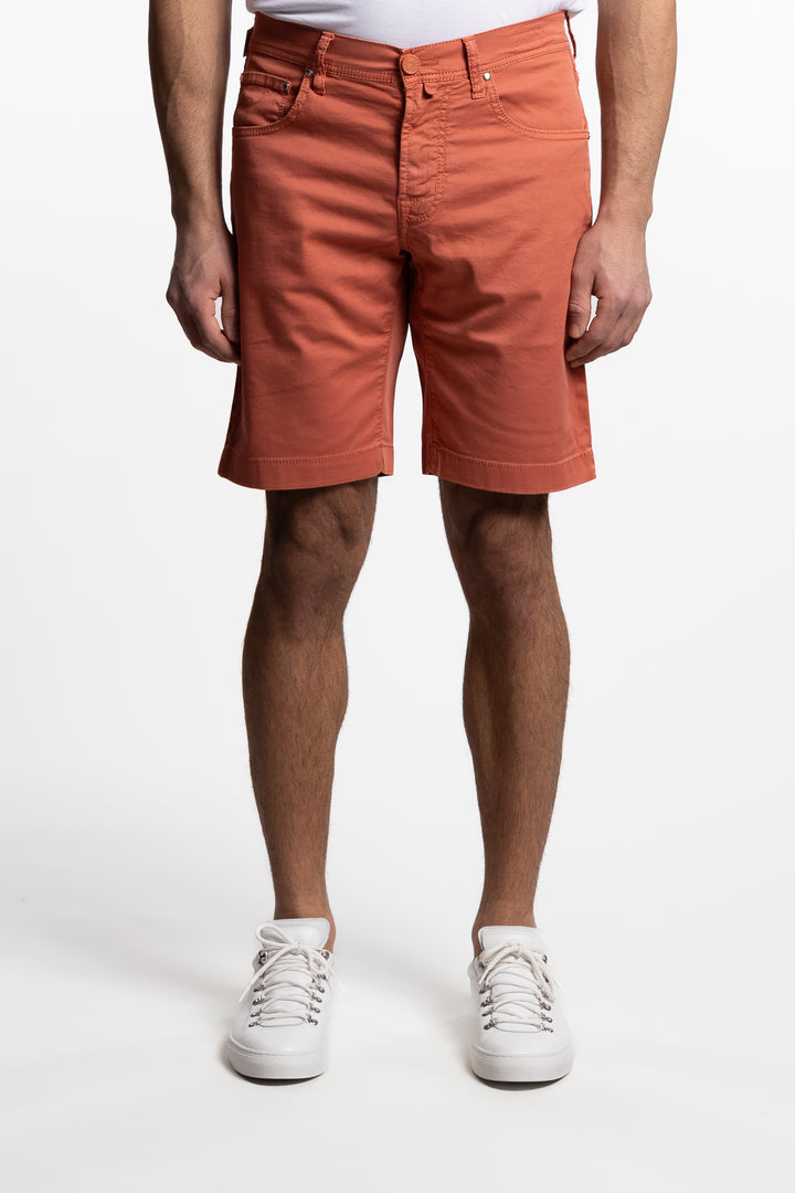 Nicolas Slim Fit Shorts Coral
