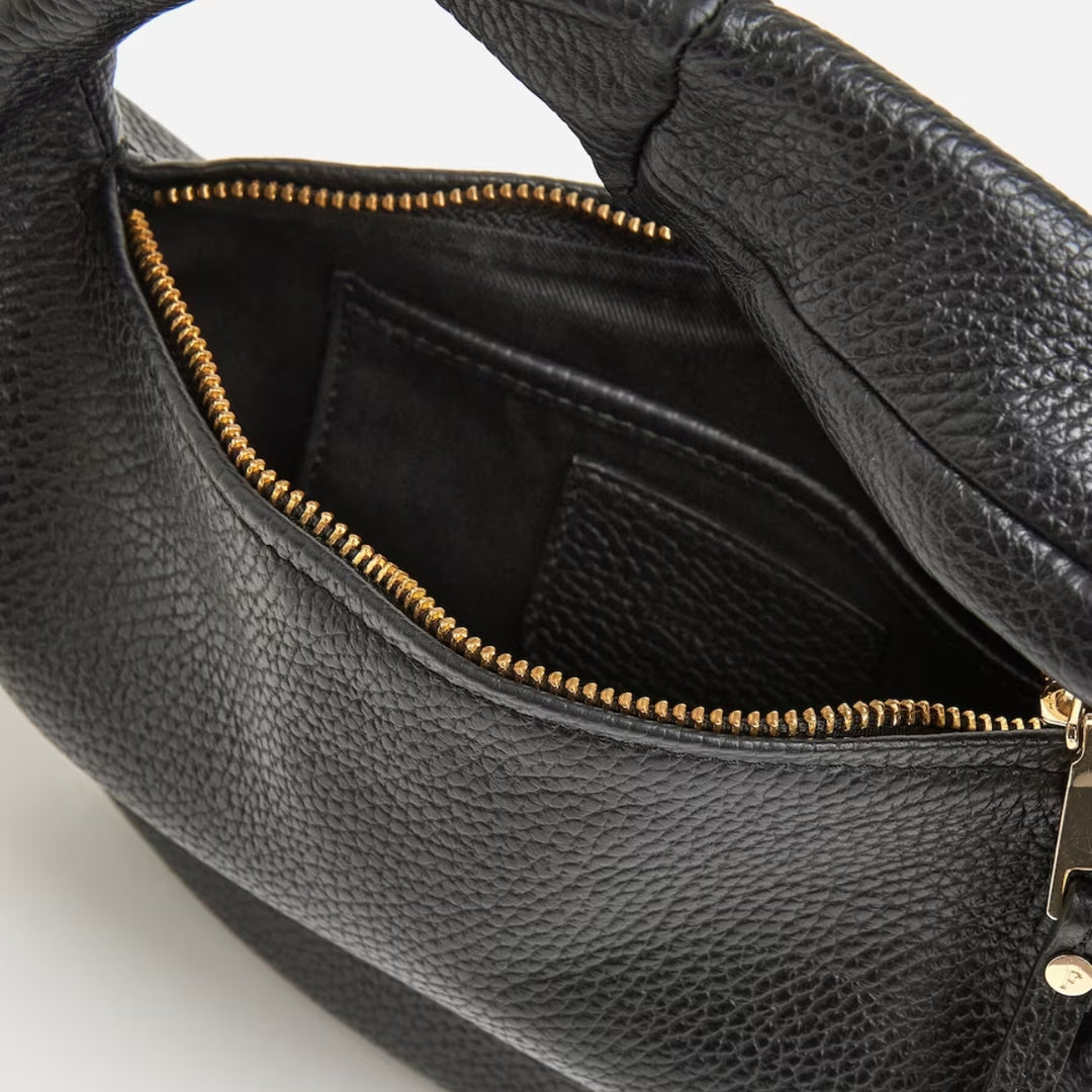 Alva Mini Handbag Leather- Black