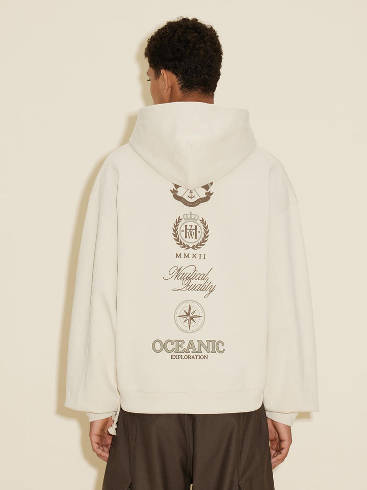 M. Tide Logos Hoodie ecru-Genser-Bogartstore