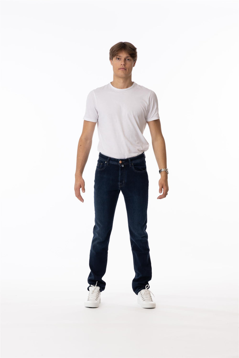 Bard Slim Fit Jeans Dark Blue-Bukser-Bogartstore