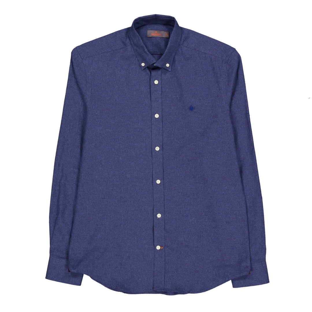 Watts Flannel Shirt Slim Fit Blue