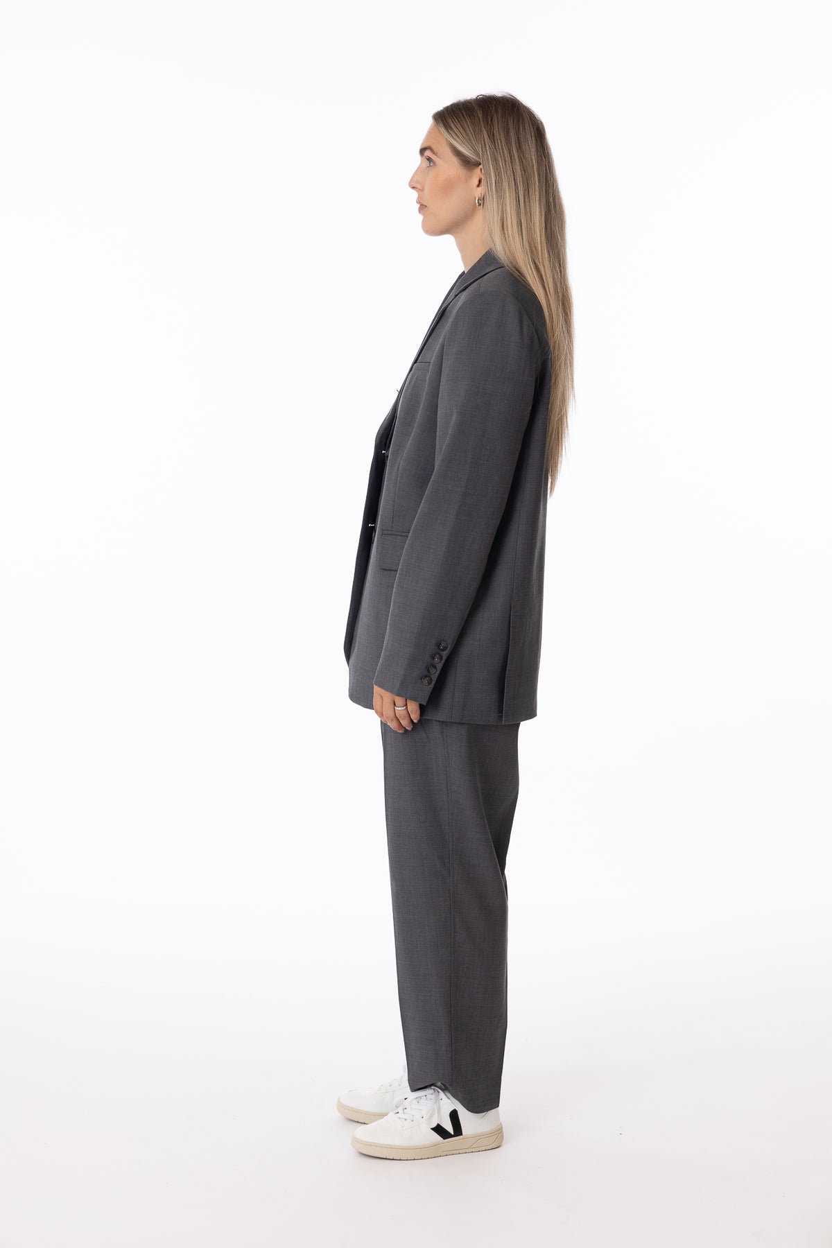 Amaya Blazer- Dark grey-Camilla Pihl-Bogartstore
