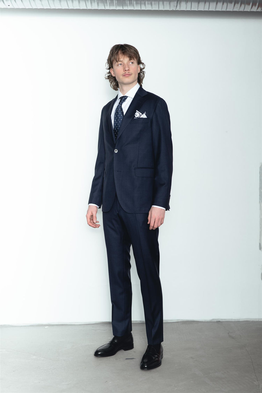 New Sienna Blazer Dark Blue Melange-Blazer-Bogartstore