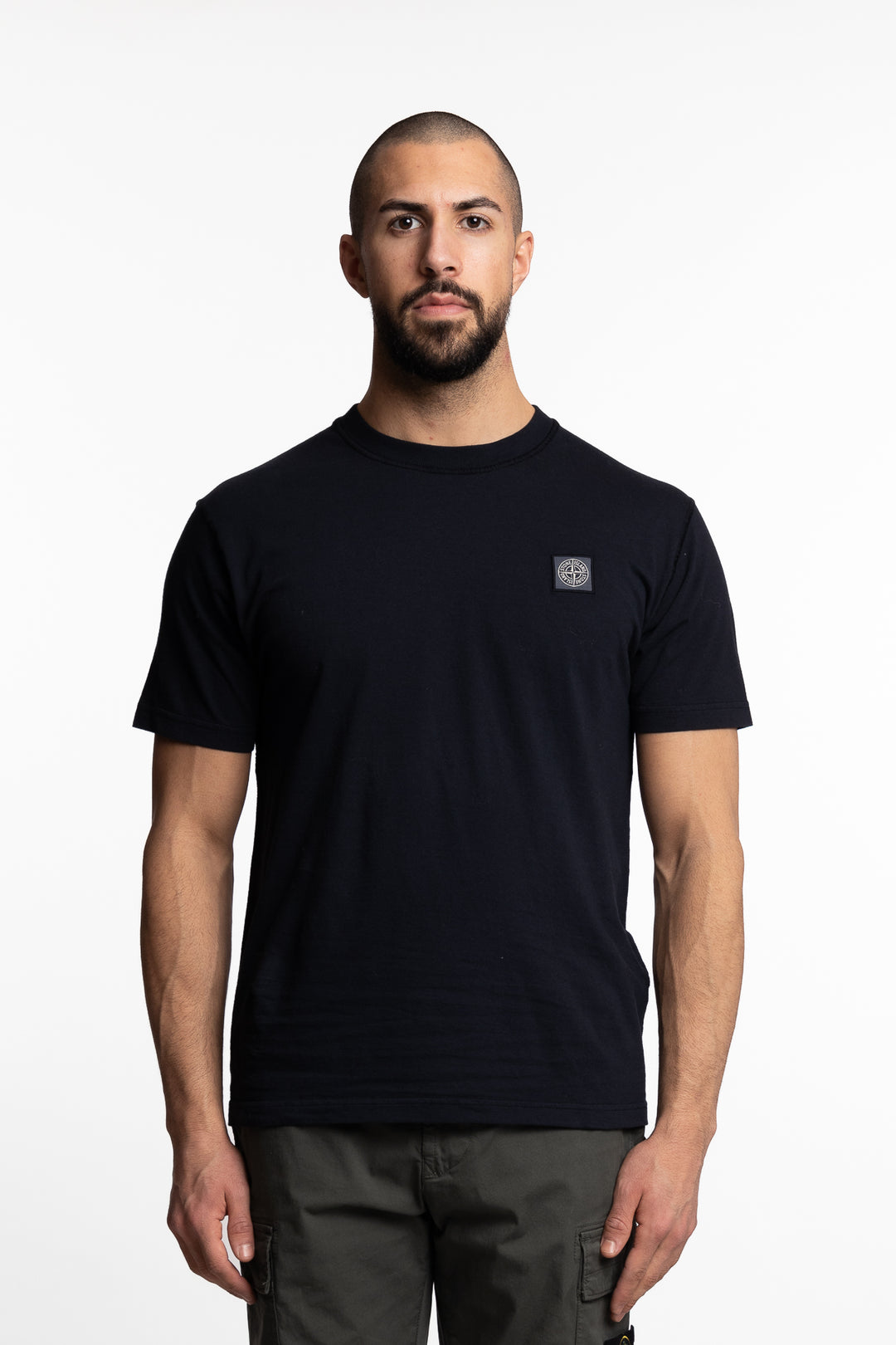 T-Shirt 'OLD' Effect Navy