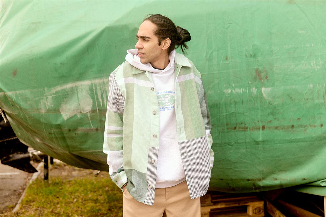 Elix Shirtjacket Green Mix-Holzweiler-Bogartstore