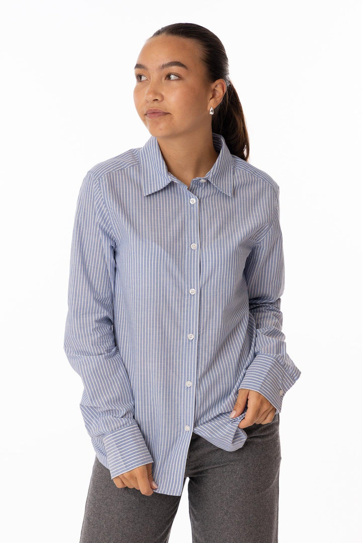 Jamina Shirt-Blue Stripe-Skjorter-Bogartstore