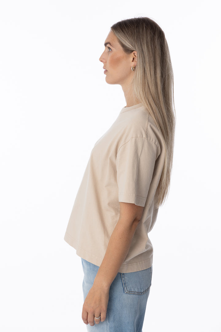 Logo T-Shirt Champagne Beige-T-skjorte-Bogartstore