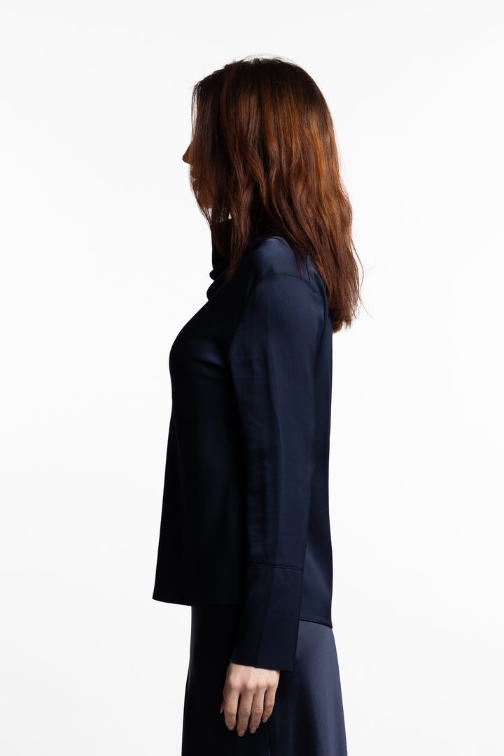 Ayumi blouse- Midnight Blue
