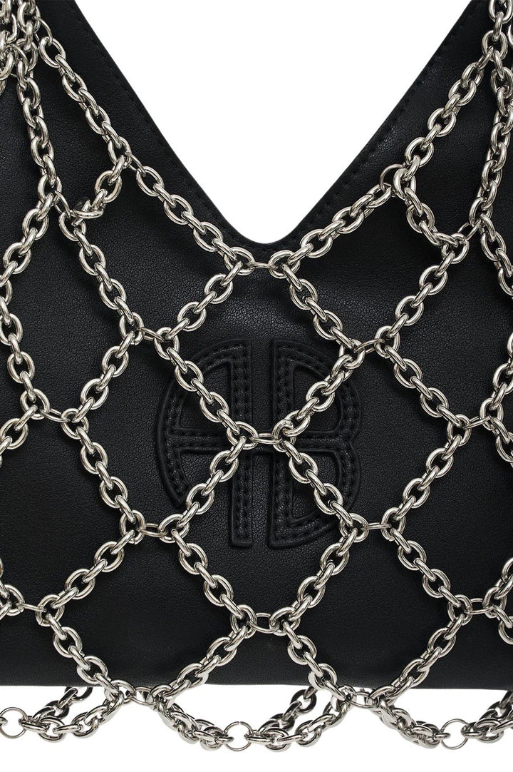Mini Gaia Chain Bag – Black
