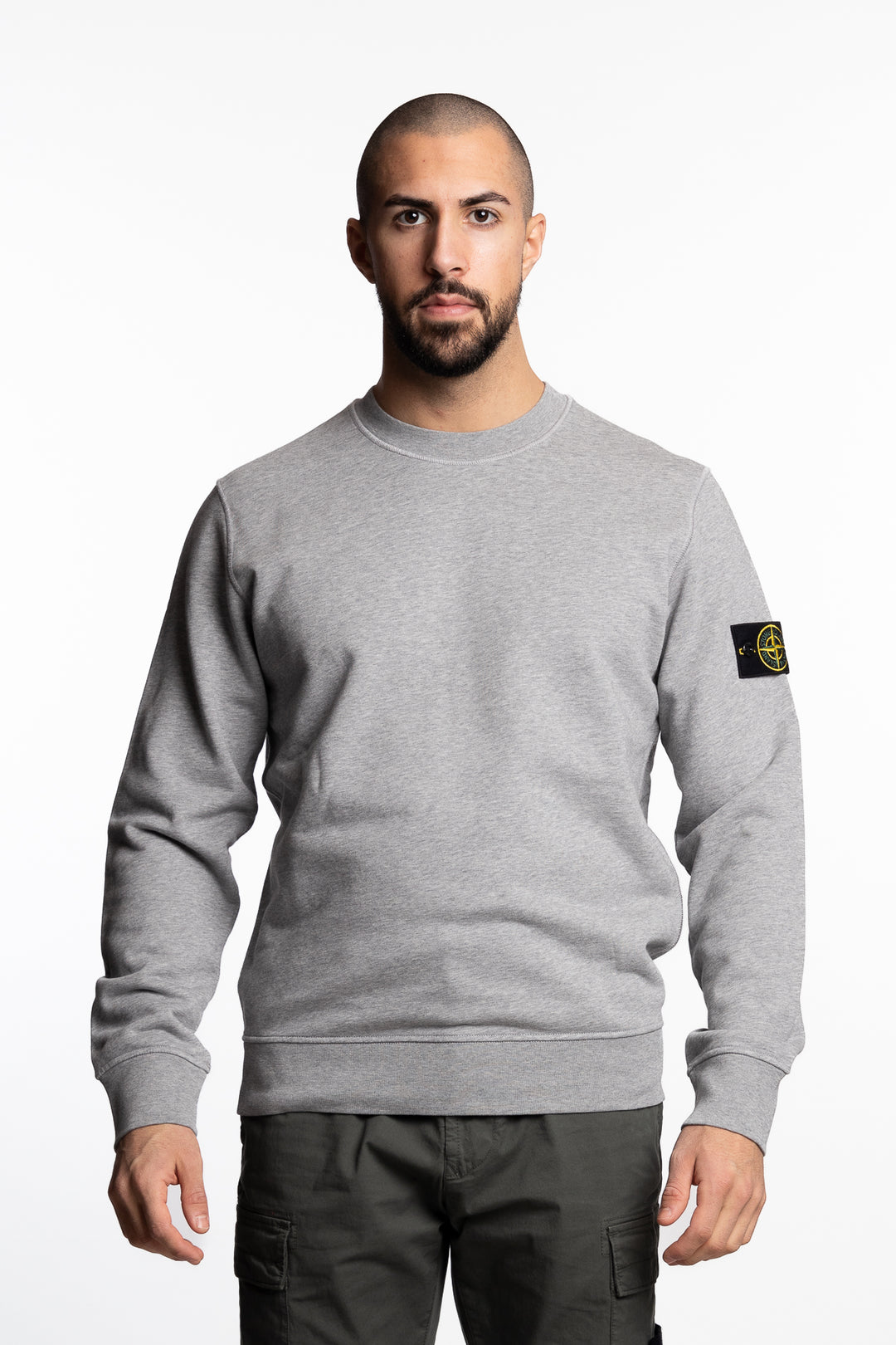 Garment Dyed Crewneck Sweatshirt Grey