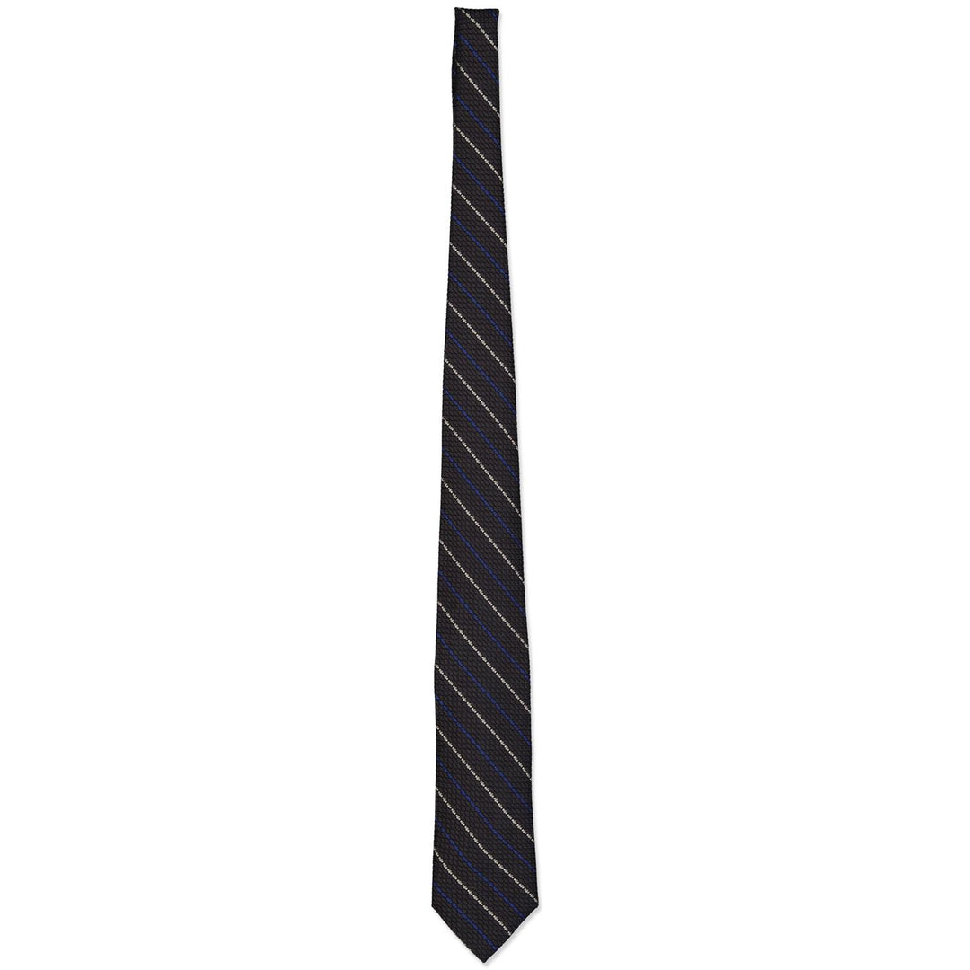 Stripe Grenadine Tie Brown/Blue/Beige