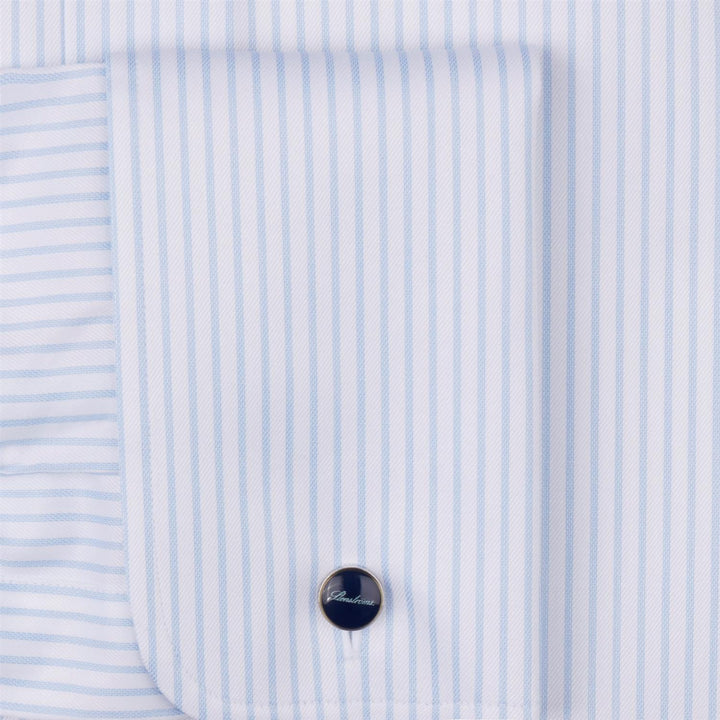 Fitted Body Light Blue Shirt, French Cuffs