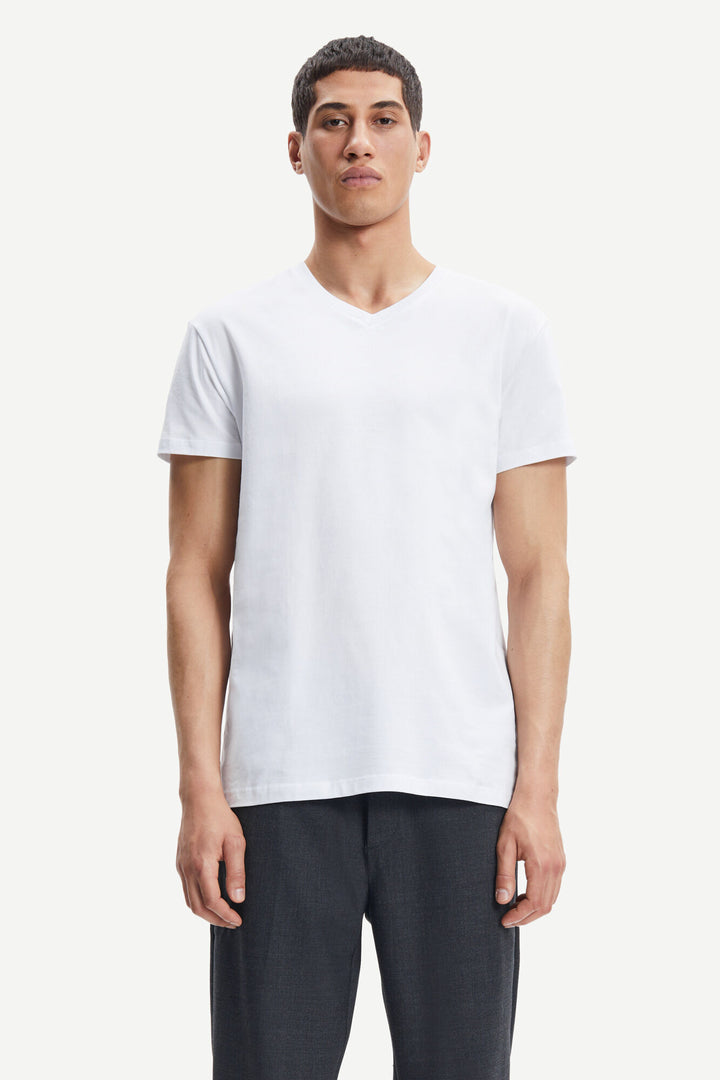 Kronos V-Neck T-Shirt White