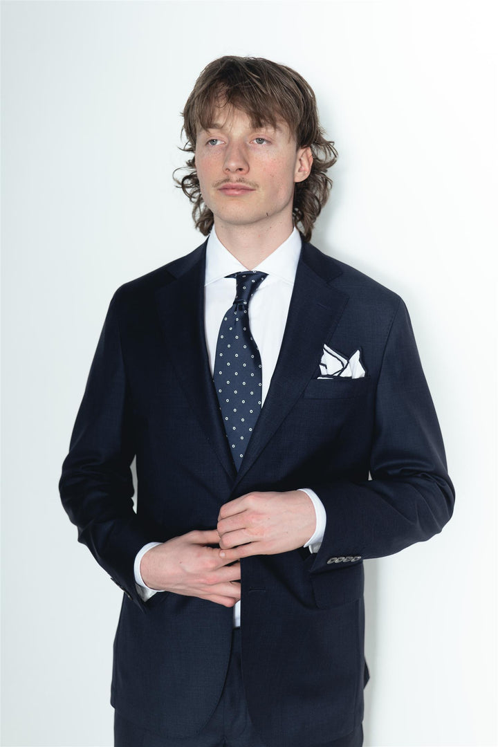 New Sienna Blazer Dark Blue Melange-Blazer-Bogartstore