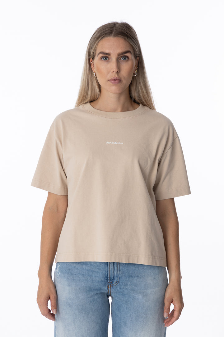 Logo T-Shirt Champagne Beige-T-skjorte-Bogartstore