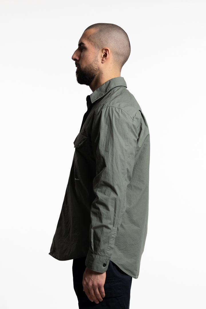 Long-Sleeve Shirt Comfort Fit Green