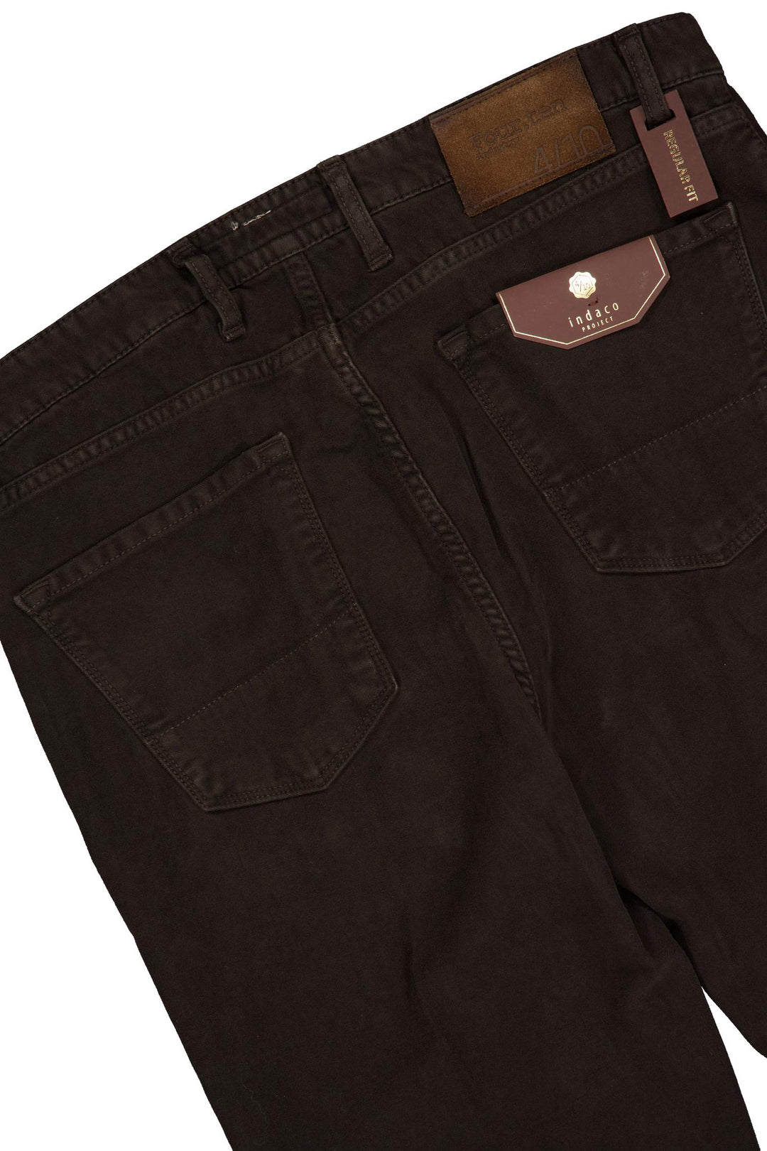 5-Pocket Moleskin Trousers Brown