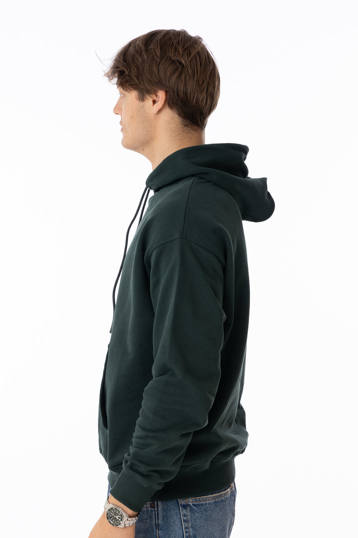 Le Hoodie Classique NFPM Dark Green-Genser-Bogartstore