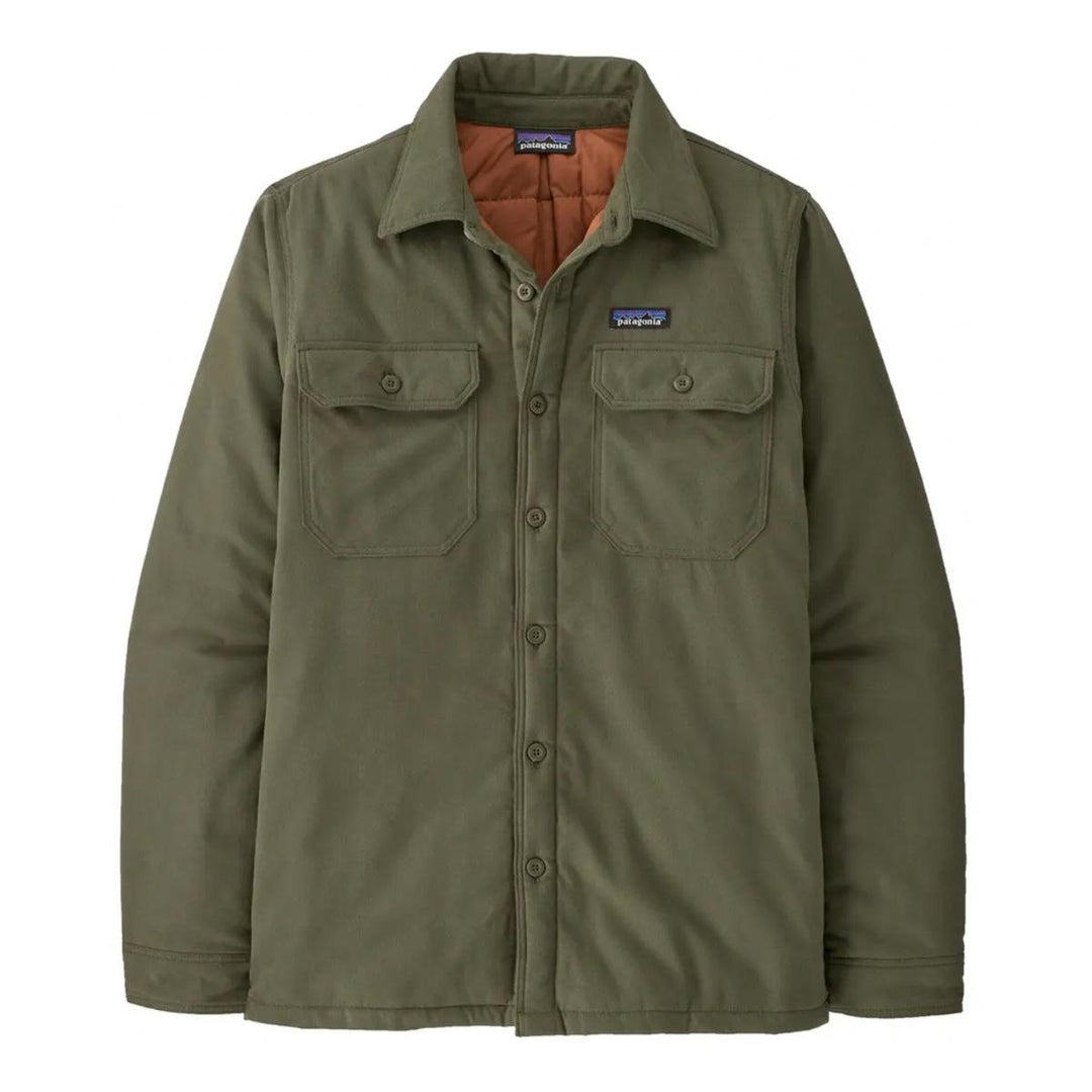 Insulated Fjord Flannel Shirt Basin Green-Patagonia-Bogartstore