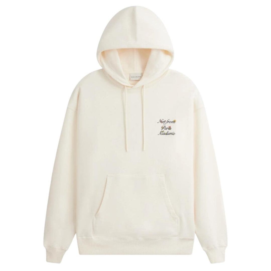 Le Hoodie Slogan à Fleurs Cream-Genser-Bogartstore