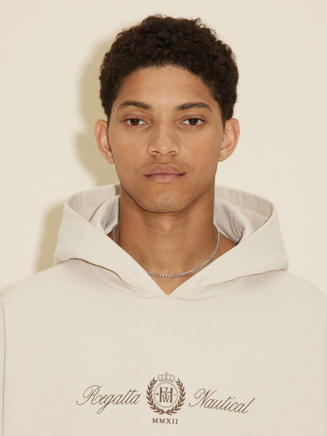 M. Tide Logos Hoodie ecru-Genser-Bogartstore