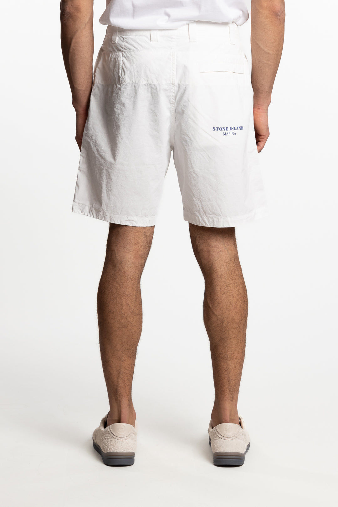 Marina Bermuda Comfort Shorts White