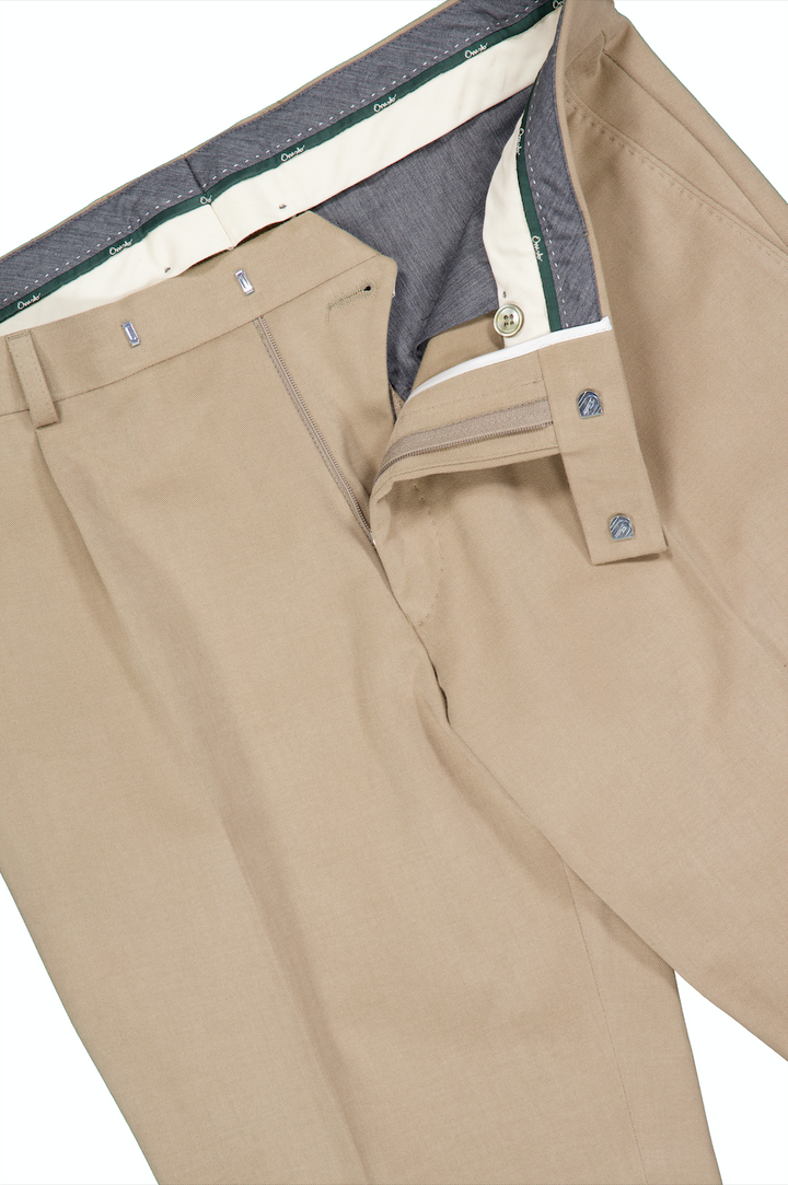 Parma Pleated Chinos Beige