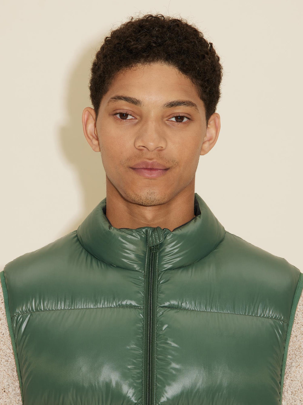 Shiny Daff Down Vest dk.green-Yttervest-Bogartstore