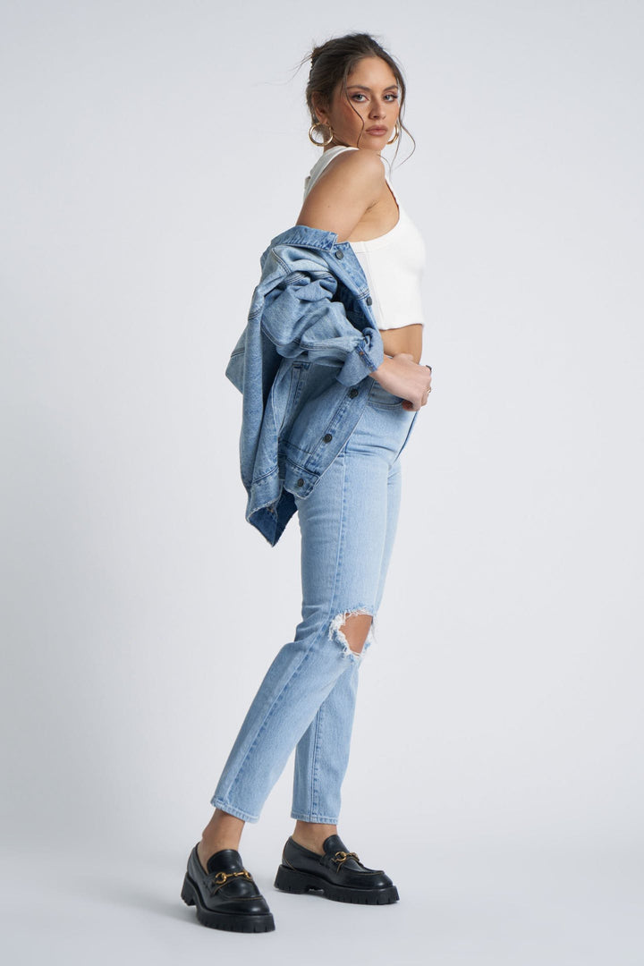 A '94 High Slim Gina Rip-Abrand Jeans-Bogartstore