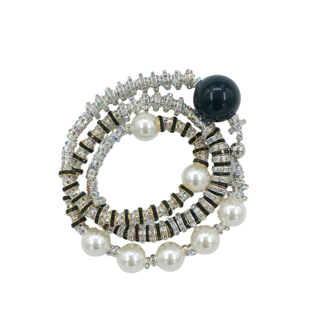 Noir Diamond Necklace- Gold/silver-Pearl Octopuss.y-Bogartstore