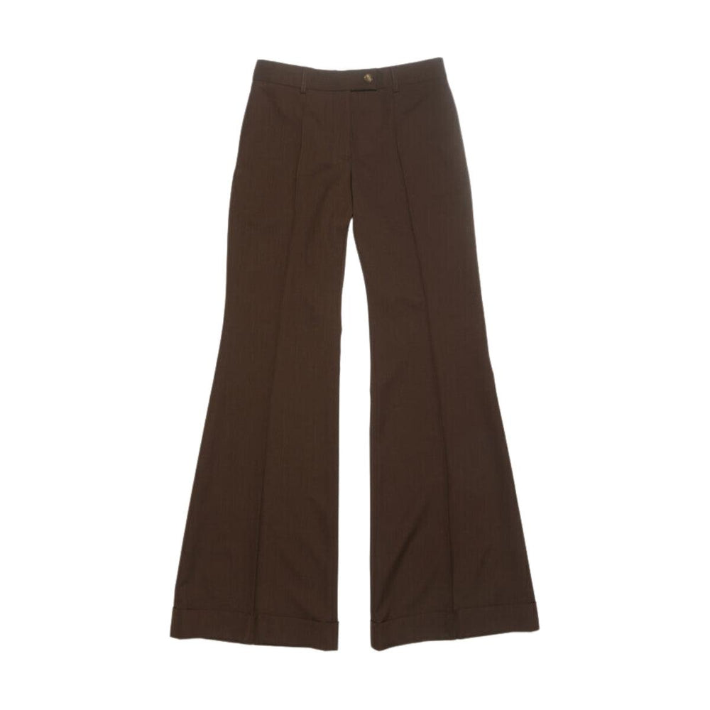 Tailored Flared Trousers- Chestnut Brown-Bukser-Bogartstore
