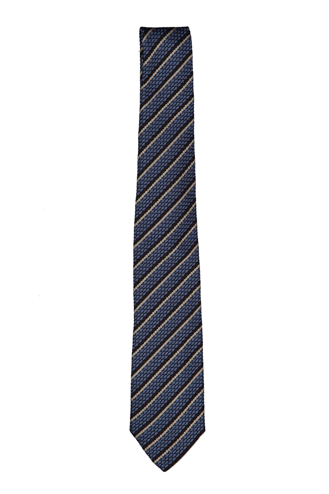 Grenadine Tie Light Blue Stripe